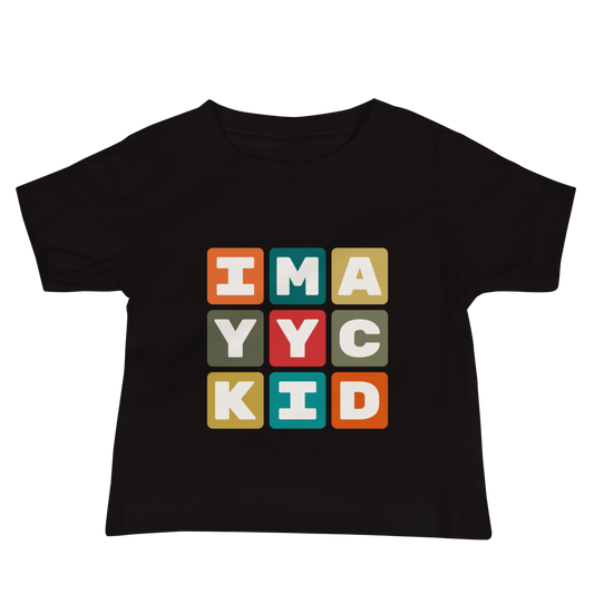 Baby T-Shirt - Colourful Blocks • YYC Calgary • YHM Designs - Image 02