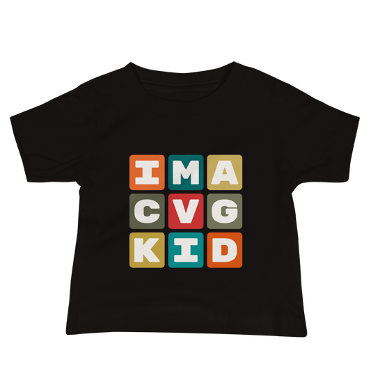 Baby T-Shirt - Colourful Blocks • CVG Cincinnati • YHM Designs - Image 02