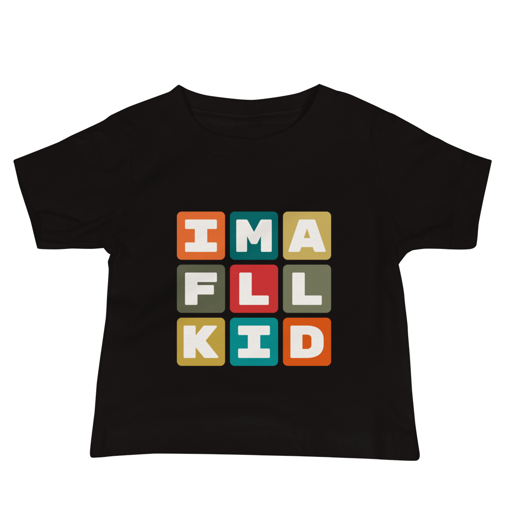 Baby T-Shirt - Colourful Blocks • FLL Fort Lauderdale • YHM Designs - Image 02