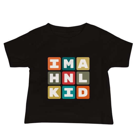Baby T-Shirt - Colourful Blocks • HNL Honolulu • YHM Designs - Image 02