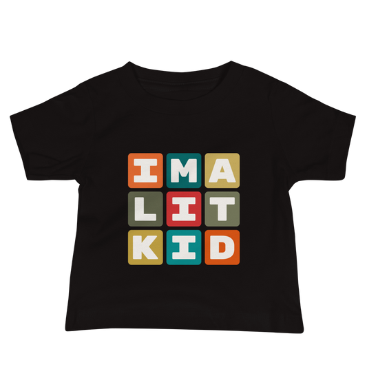 Baby T-Shirt - Colourful Blocks • LIT Little Rock • YHM Designs - Image 02