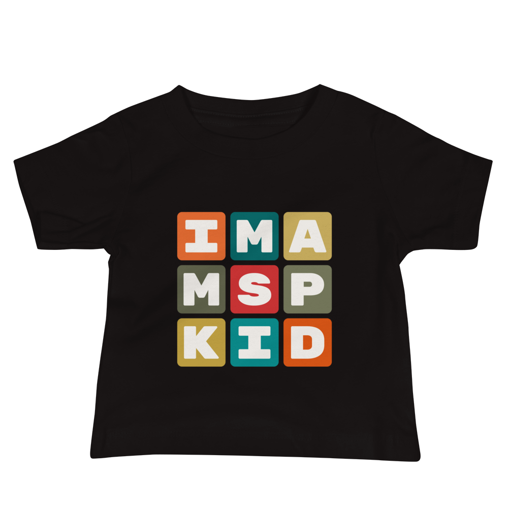 Baby T-Shirt - Colourful Blocks • MSP Minneapolis • YHM Designs - Image 02