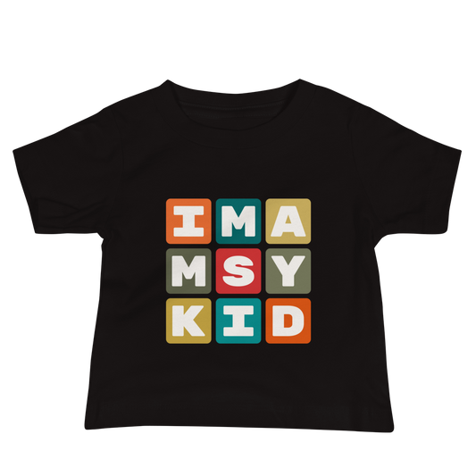 Baby T-Shirt - Colourful Blocks • MSY New Orleans • YHM Designs - Image 02