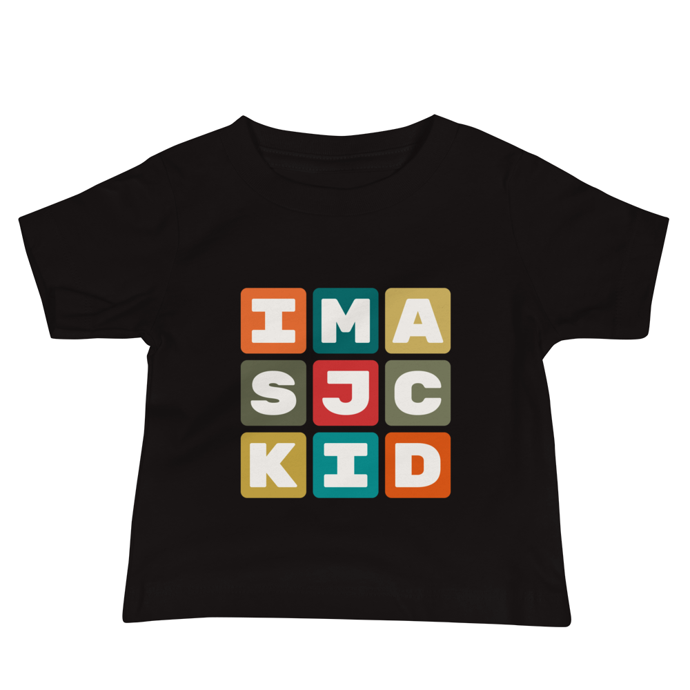 Baby T-Shirt - Colourful Blocks • SJC San Jose • YHM Designs - Image 02
