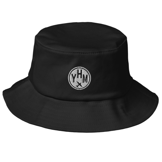 Roundel Bucket Hat - Black & White • YHM Hamilton • YHM Designs - Image 01