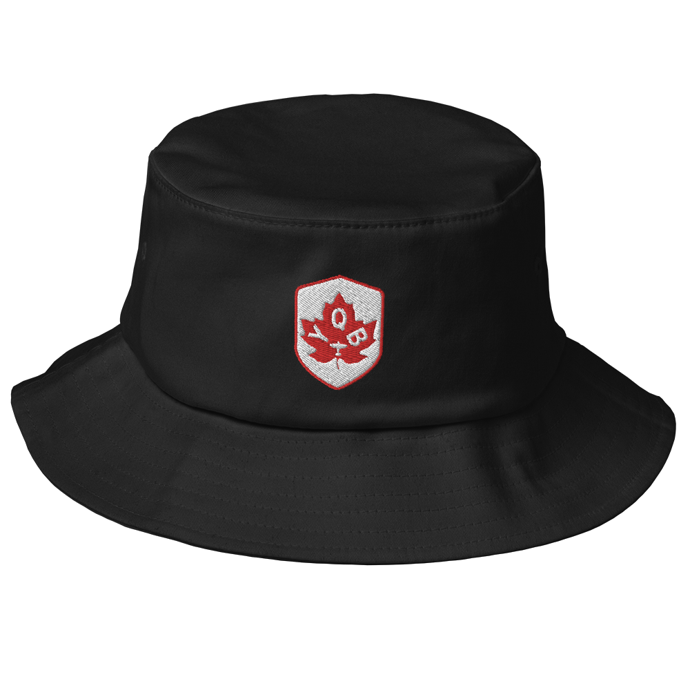Maple Leaf Bucket Hat - Red/White • YQB Quebec City • YHM Designs - Image 06