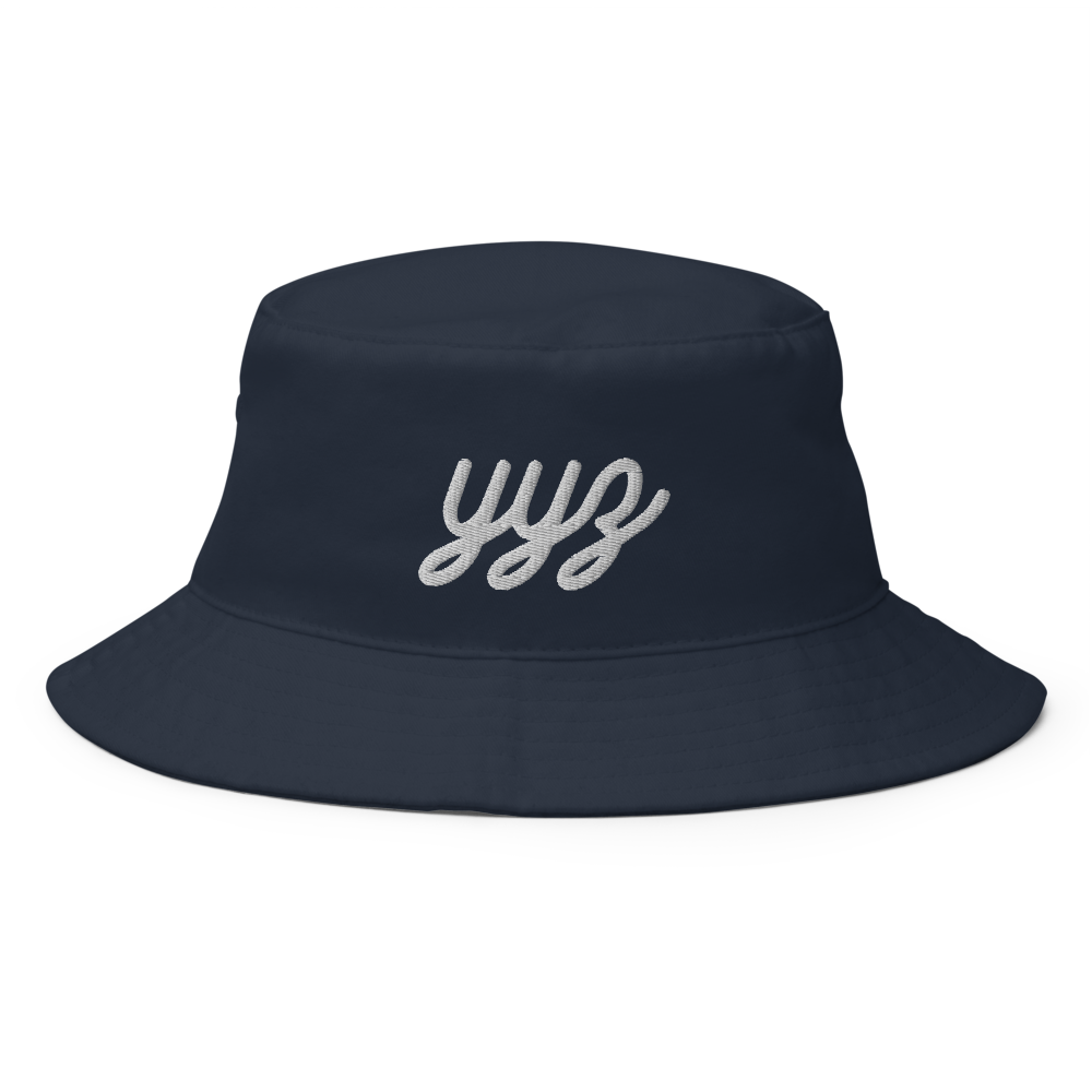 Vintage Script Bucket Hat • YYZ Toronto • YHM Designs - Image 07