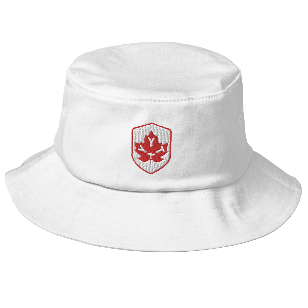 Maple Leaf Bucket Hat - Red/White • YYT St. John's • YHM Designs - Image 09