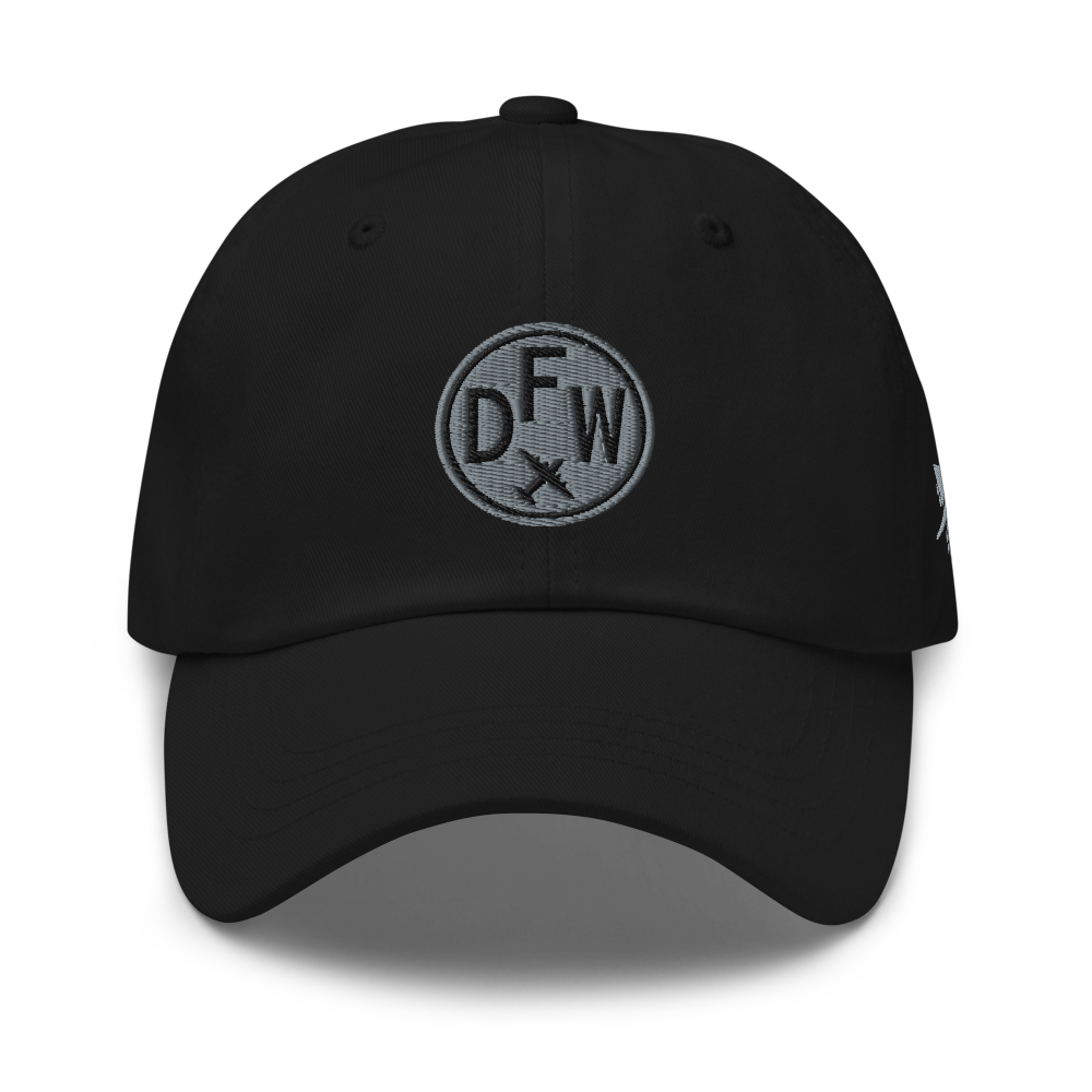 Roundel Baseball Cap - Grey • DFW Dallas • YHM Designs - Image 05