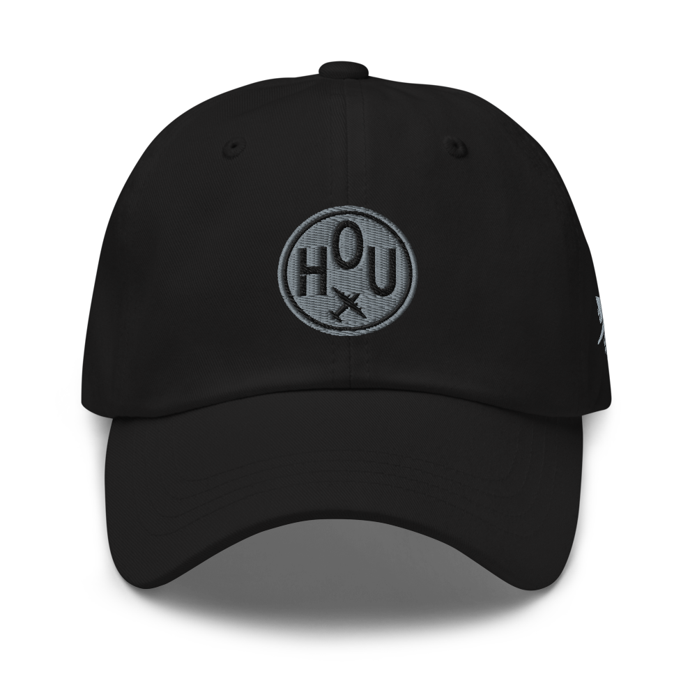 Roundel Baseball Cap - Grey • HOU Houston • YHM Designs - Image 05