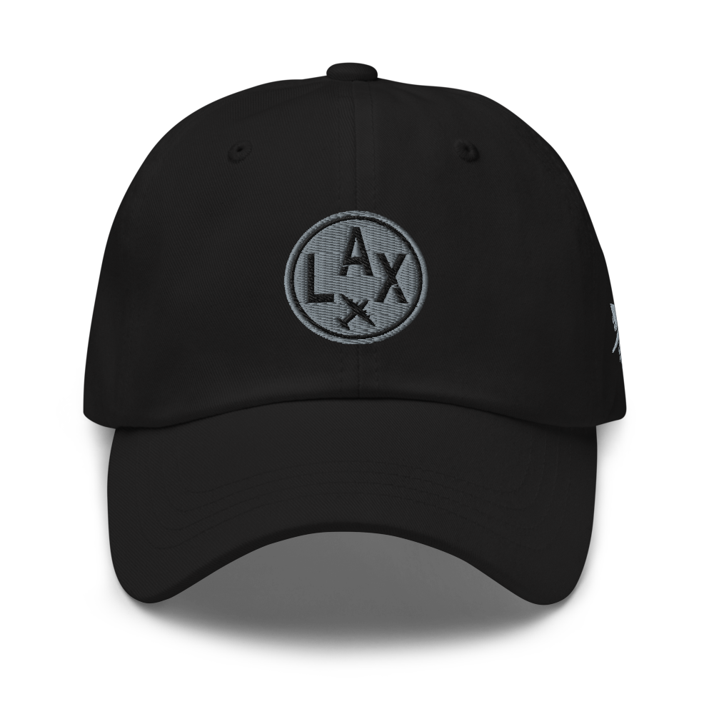 Roundel Baseball Cap - Grey • LAX Los Angeles • YHM Designs - Image 05