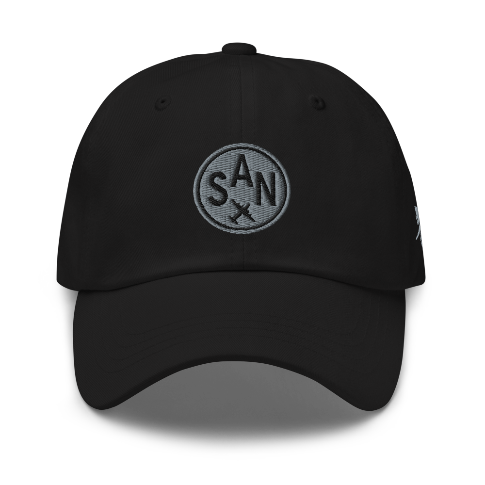 Roundel Baseball Cap - Grey • SAN San Diego • YHM Designs - Image 05
