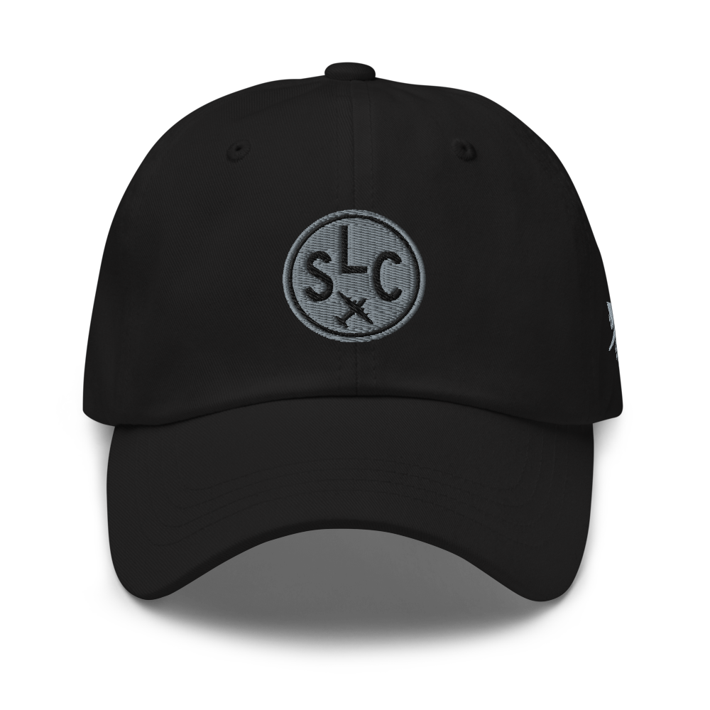 Roundel Baseball Cap - Grey • SLC Salt Lake City • YHM Designs - Image 05