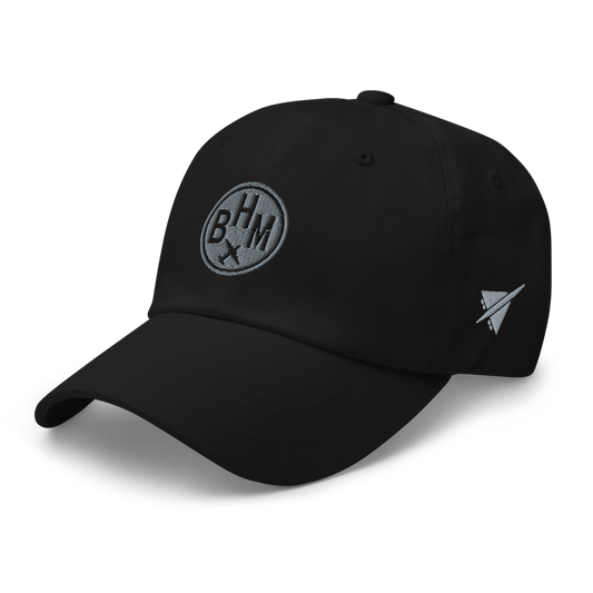 Roundel Baseball Cap - Grey • BHM Birmingham • YHM Designs - Image 01