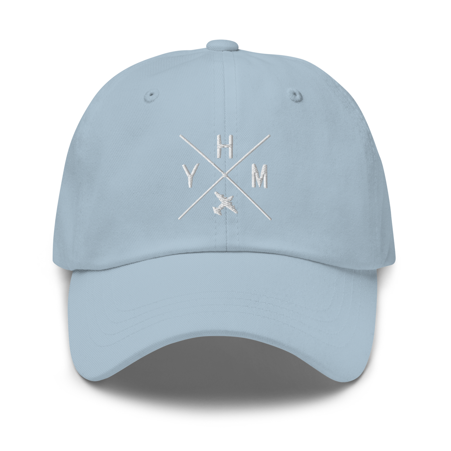 Crossed-X Classic Baseball Cap • White Embroidery