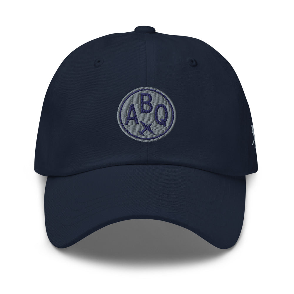 Roundel Baseball Cap - Grey • ABQ Albuquerque • YHM Designs - Image 09