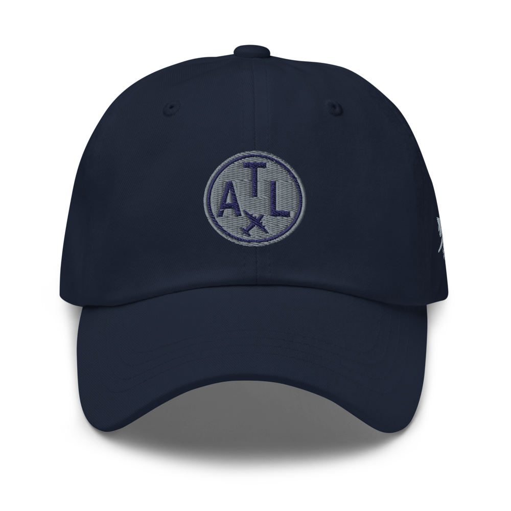 Roundel Baseball Cap - Grey • ATL Atlanta • YHM Designs - Image 09