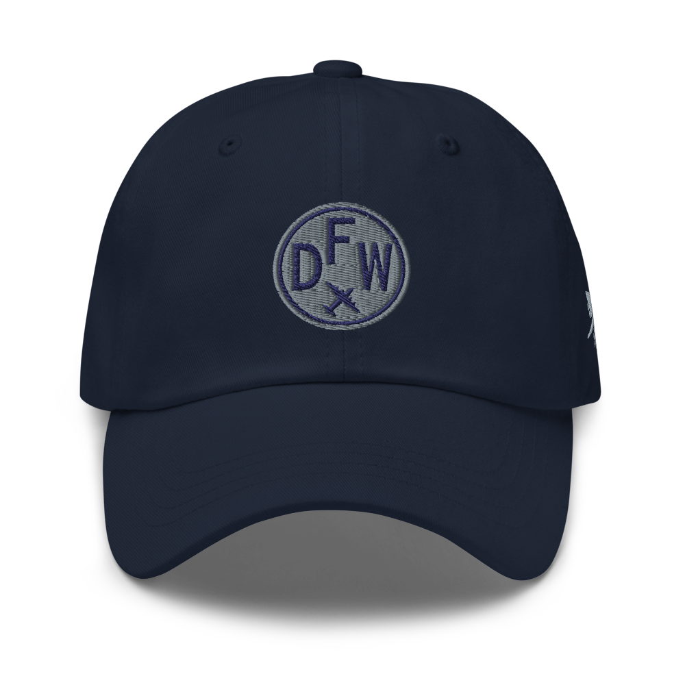 Roundel Baseball Cap - Grey • DFW Dallas • YHM Designs - Image 09