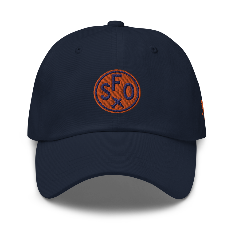 Roundel Design Baseball Cap • SFO San Francisco • YHM Designs - Image 05