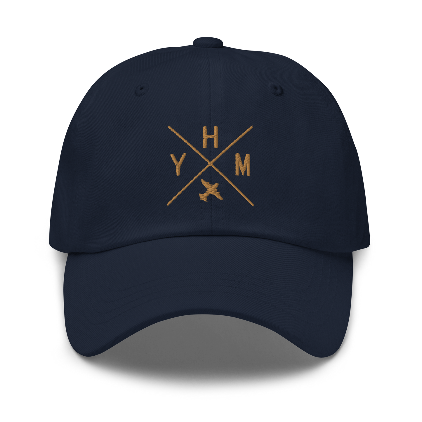 Crossed-X Classic Baseball Cap • Old Gold Embroidery