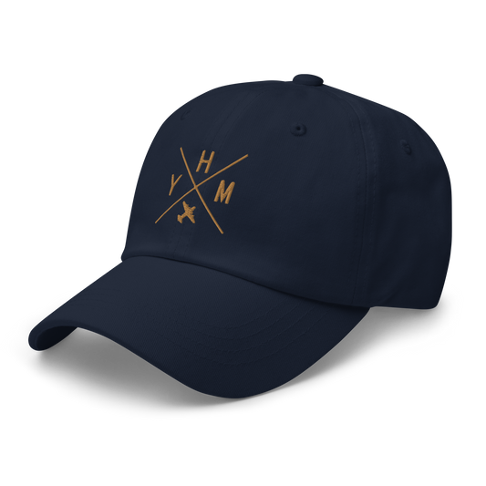 Crossed-X Classic Baseball Cap • Old Gold Embroidery