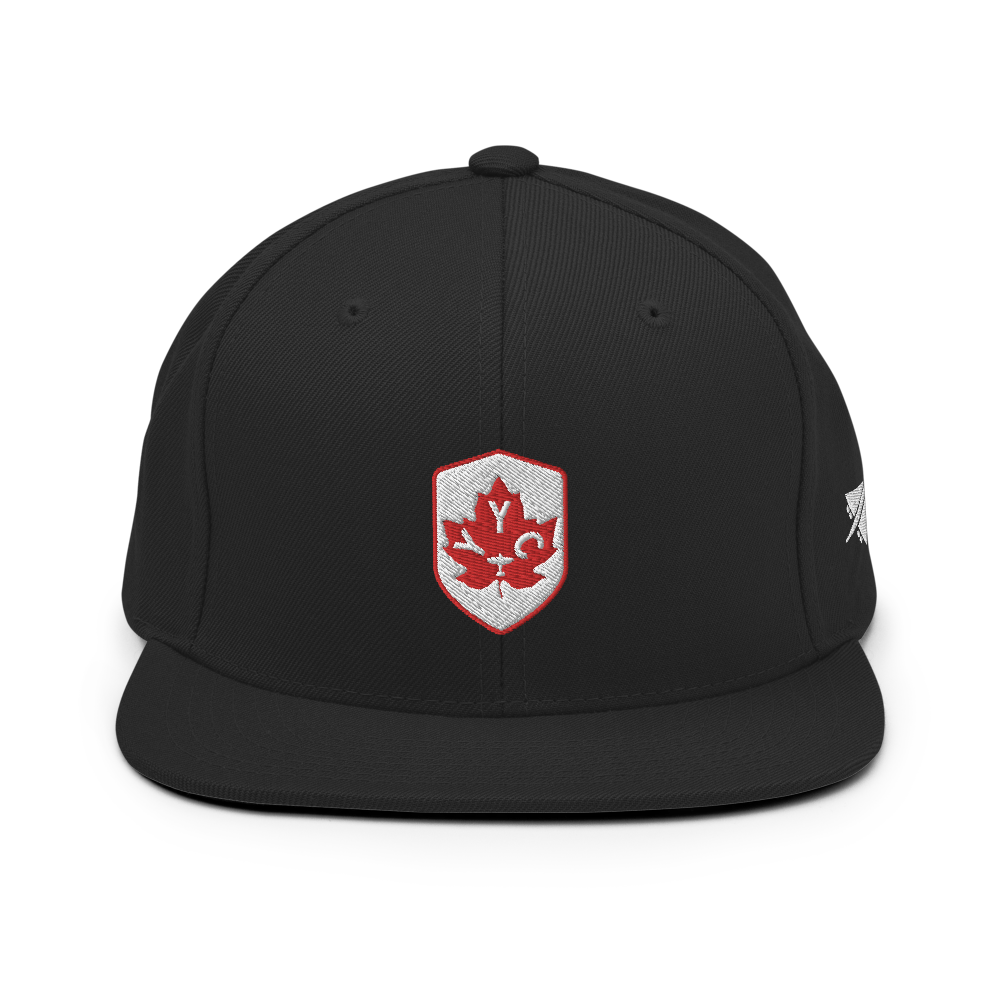 Maple Leaf Snapback Hat - Red/White • YYC Calgary • YHM Designs - Image 06