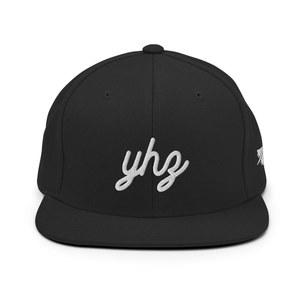 Vintage Script Snapback Hat • YHZ Halifax • YHM Designs - Image 08