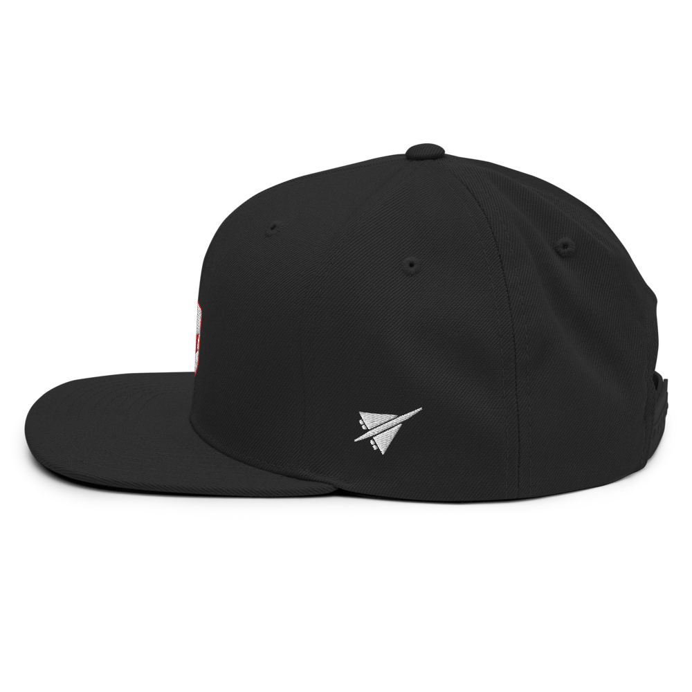 Maple Leaf Snapback Hat - Red/White • YUL Montreal • YHM Designs - Image 07