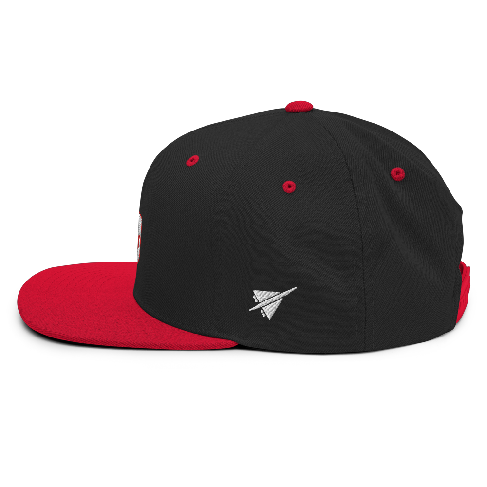 Maple Leaf Snapback Hat - Red/White • YUL Montreal • YHM Designs - Image 10