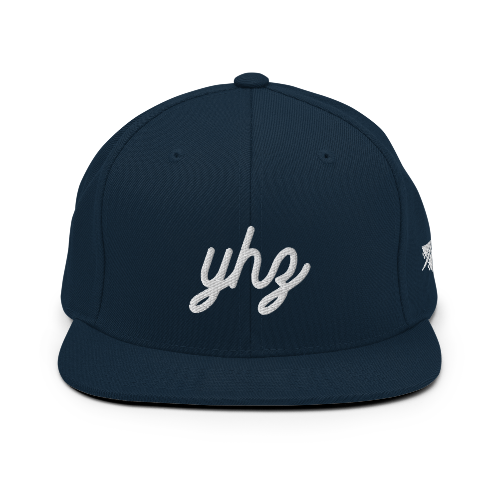 Vintage Script Snapback Hat • YHZ Halifax • YHM Designs - Image 05