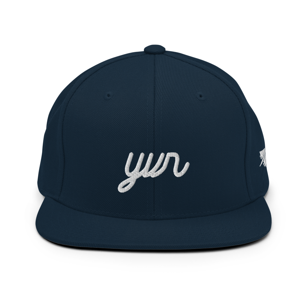 Vintage Script Snapback Hat • YVR Vancouver • YHM Designs - Image 05