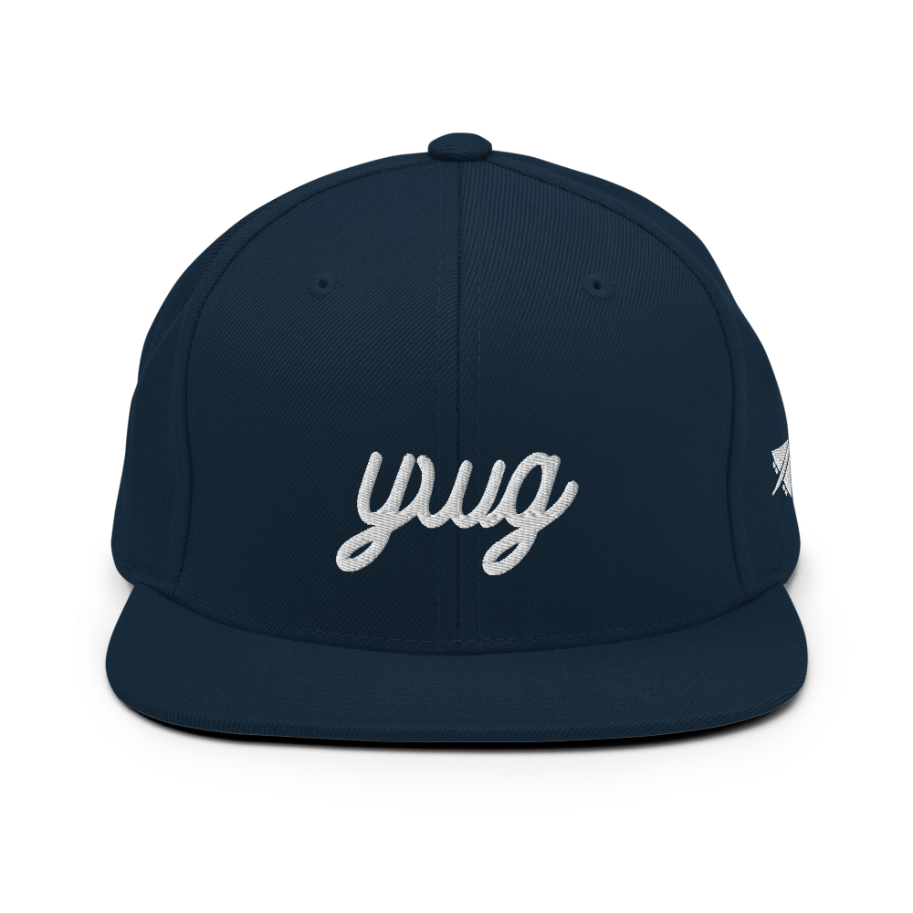 Vintage Script Snapback Hat • YWG Winnipeg • YHM Designs - Image 05