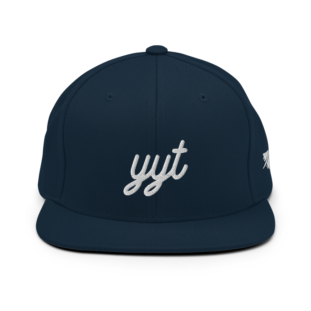 Vintage Script Snapback Hat • YYT St. John's • YHM Designs - Image 05