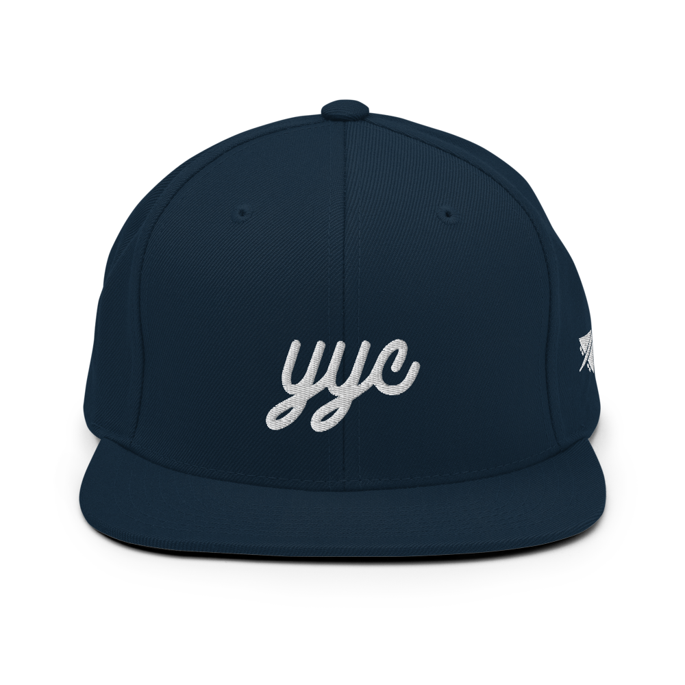 Vintage Script Snapback Hat • YYC Calgary • YHM Designs - Image 05