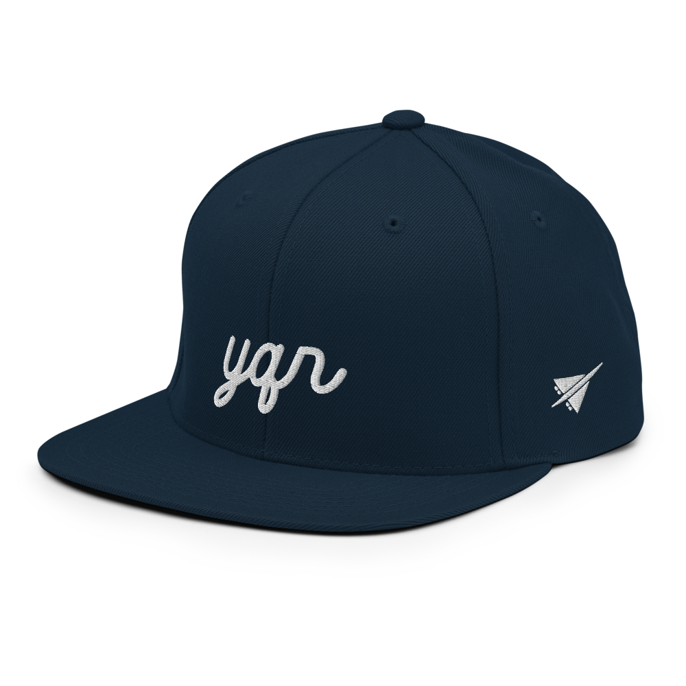 Vintage Script Snapback Hat • YQR Regina • YHM Designs - Image 07