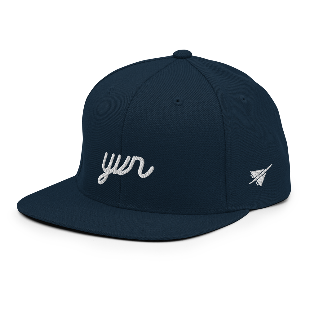 Vintage Script Snapback Hat • YVR Vancouver • YHM Designs - Image 07