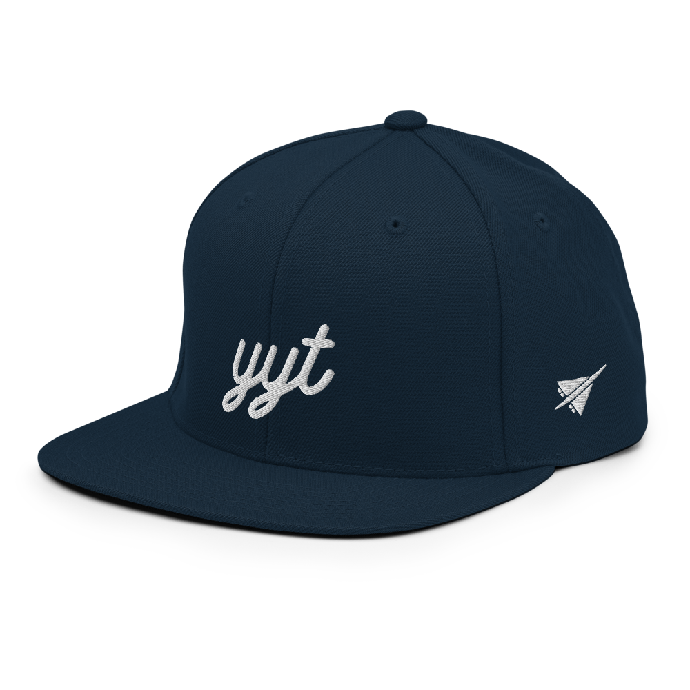 Vintage Script Snapback Hat • YYT St. John's • YHM Designs - Image 07