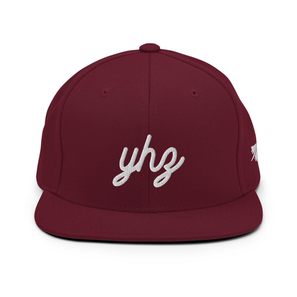 Vintage Script Snapback Hat • YHZ Halifax • YHM Designs - Image 10