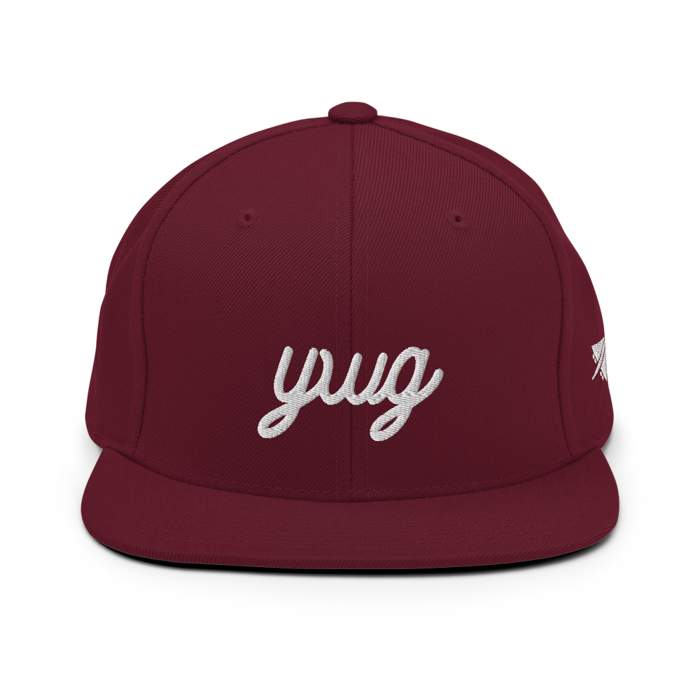 Vintage Script Snapback Hat • YWG Winnipeg • YHM Designs - Image 10