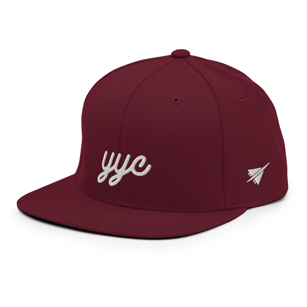 Vintage Script Snapback Hat • YYC Calgary • YHM Designs - Image 12