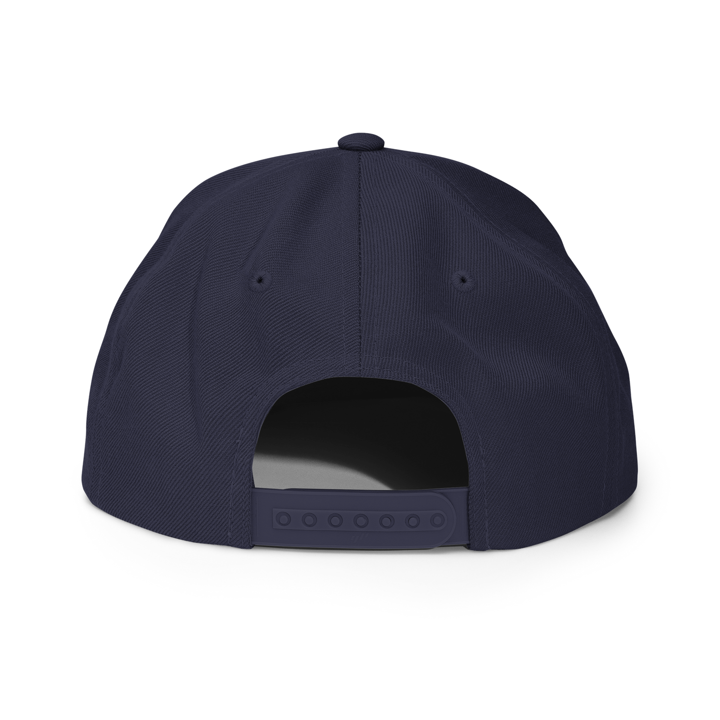 Crossed-X Snapback Hat • Aqua Blue Embroidery