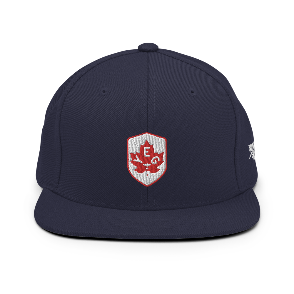 Maple Leaf Snapback Hat - Red/White • YEG Edmonton • YHM Designs - Image 11