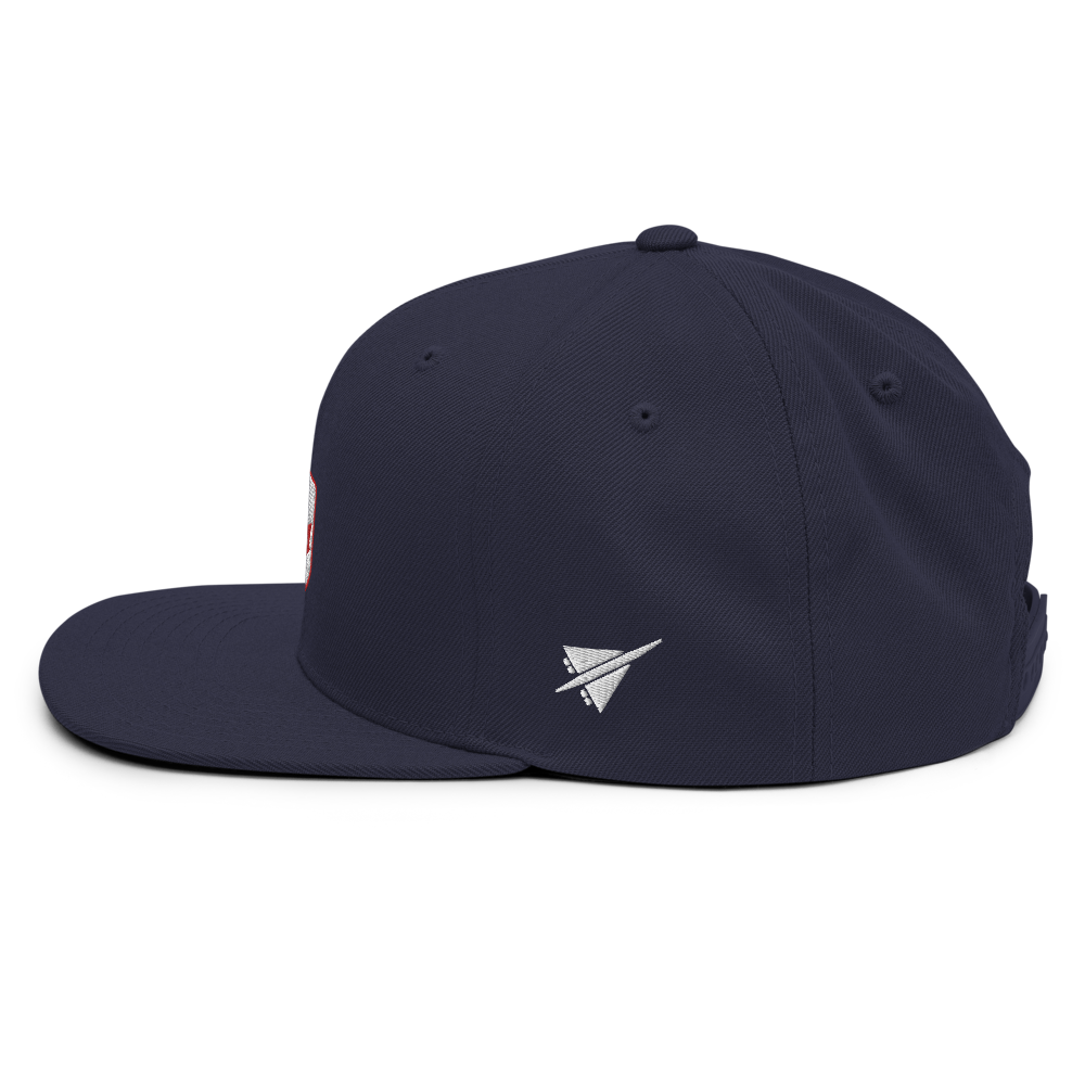 Maple Leaf Snapback Hat - Red/White • YHZ Halifax • YHM Designs - Image 12