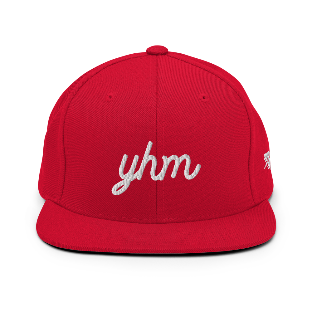 Vintage Script Snapback Hat • YHM Hamilton • YHM Designs - Image 13