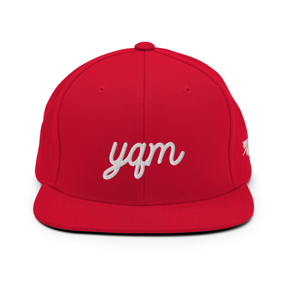 Vintage Script Snapback Hat • YQM Moncton • YHM Designs - Image 13