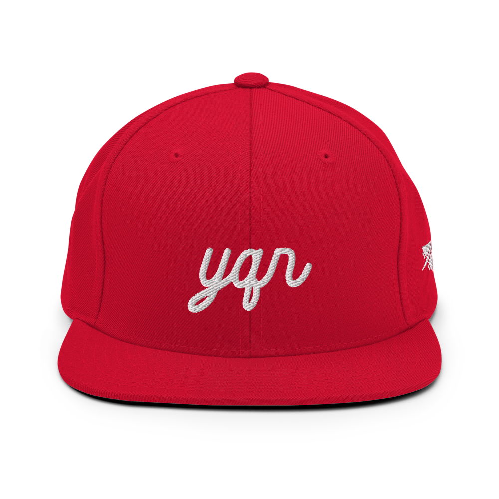 Vintage Script Snapback Hat • YQR Regina • YHM Designs - Image 13