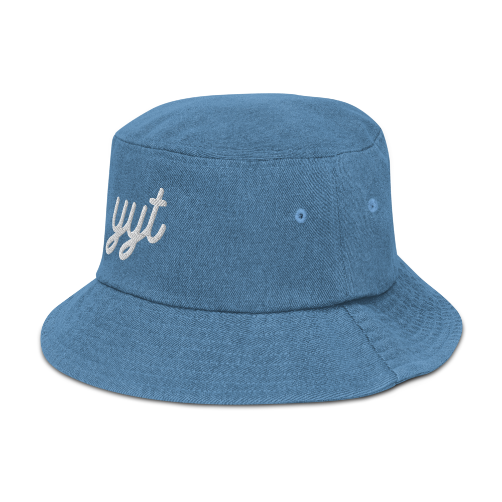Vintage Script Denim Bucket Hat • YYT St. John's • YHM Designs - Image 19