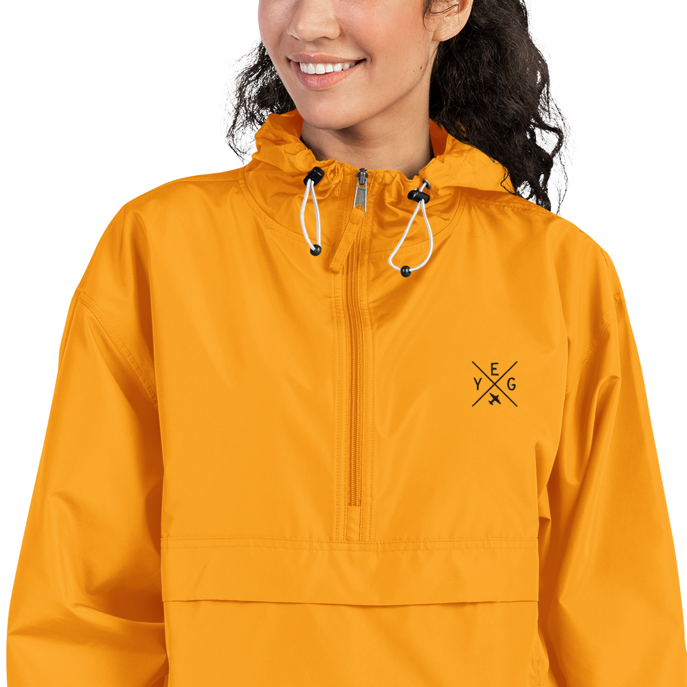 Crossed-X Packable Jacket • YEG Edmonton • YHM Designs - Image 03