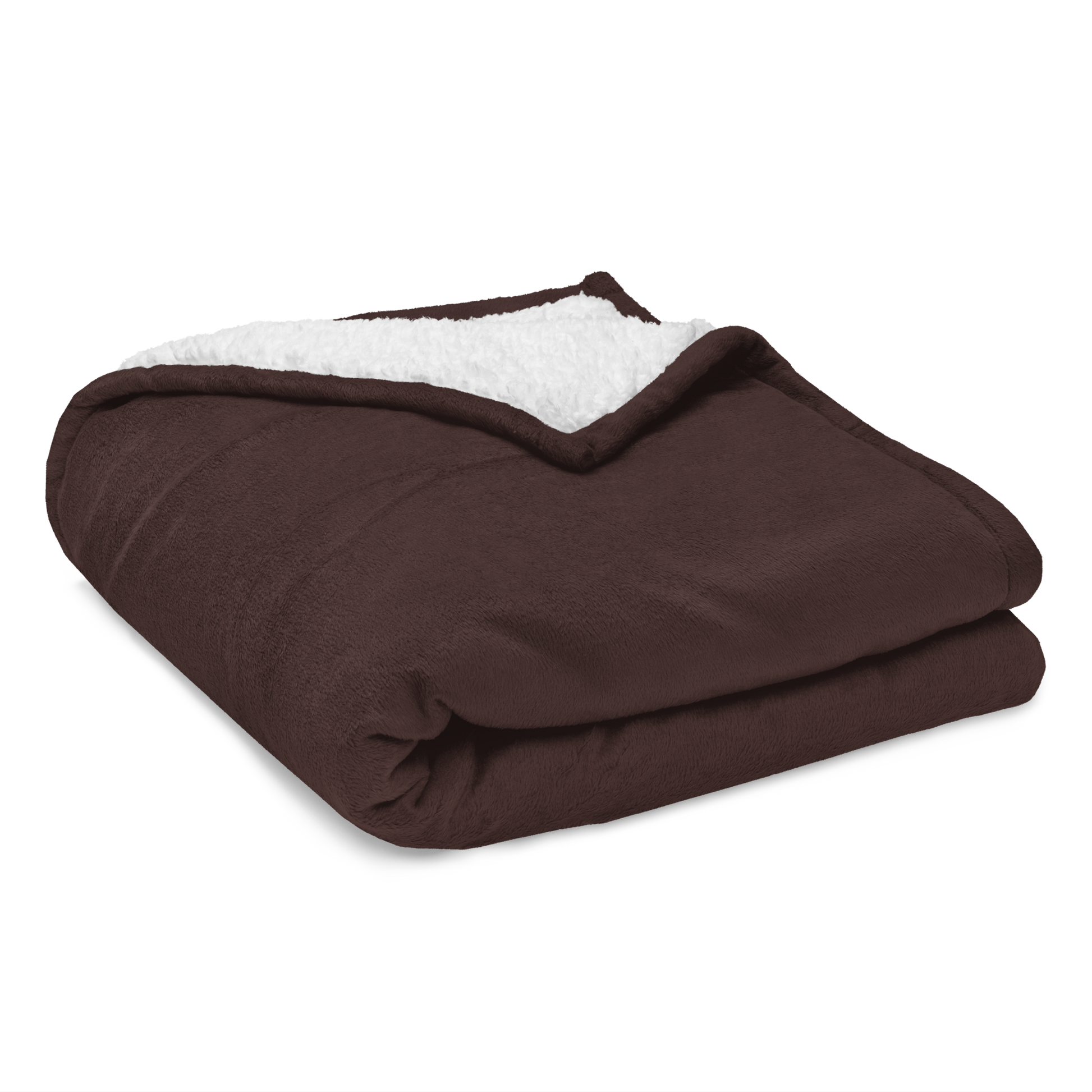 YHM Designs - YLW Kelowna Premium Sherpa Blanket - Crossed-X Design with Airport Code and Vintage Propliner - White Embroidery - Image 09