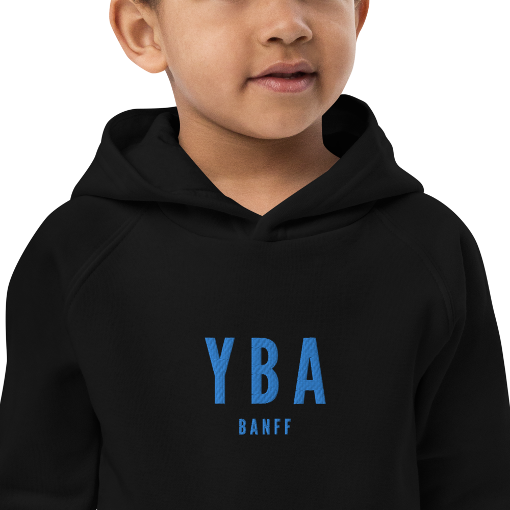 Kid's Sustainable Hoodie - Aqua Blue • YBA Banff • YHM Designs - Image 05